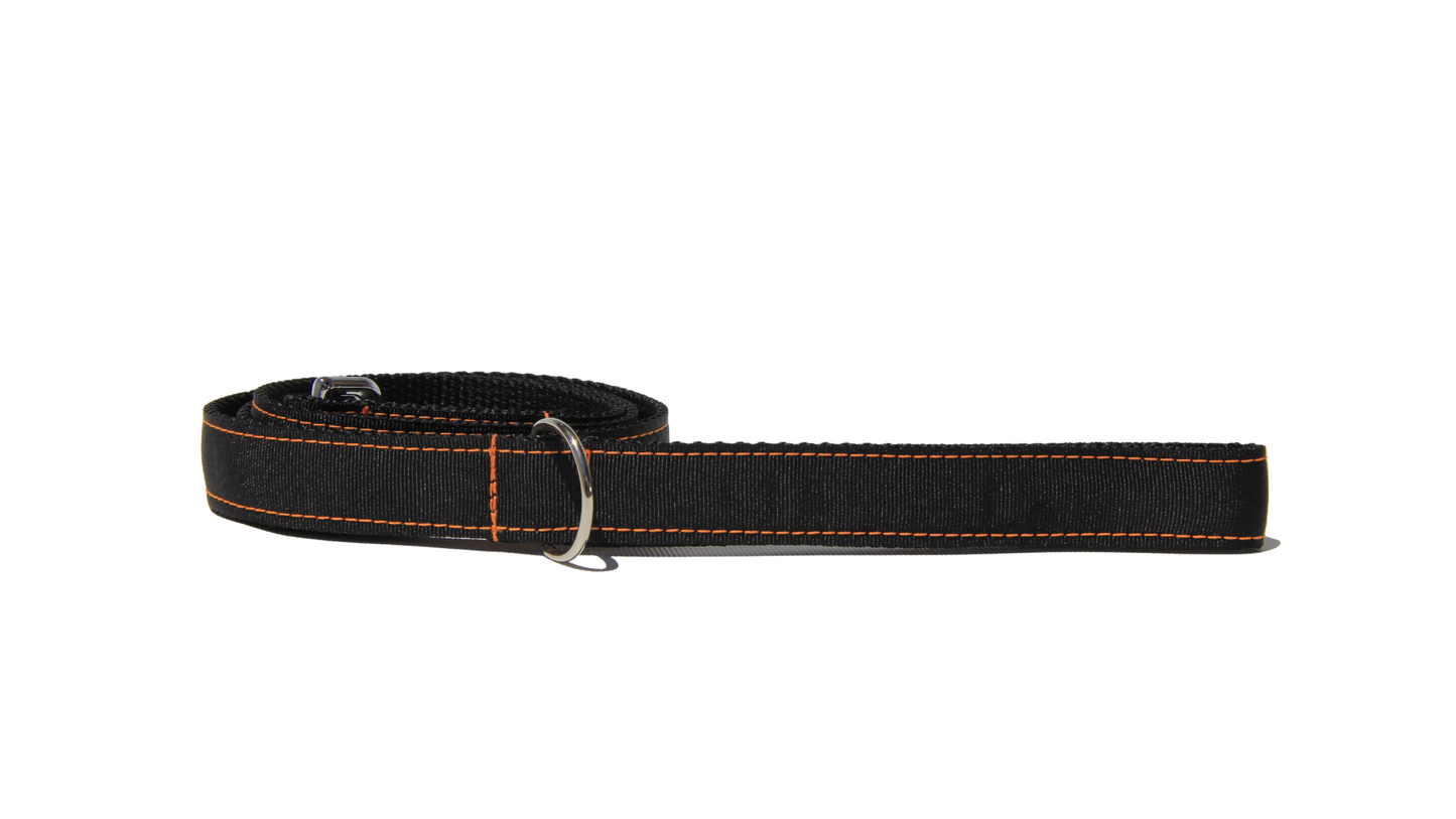 Correa Black - Naranja